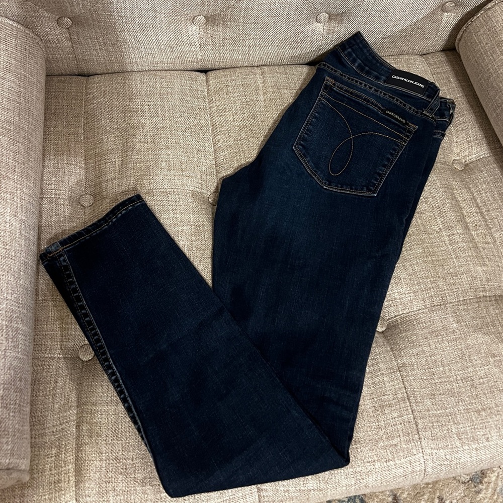 Calvin Klein Dark Wash Super Skinny Jeans